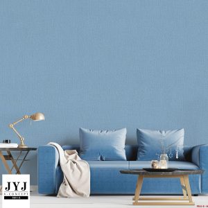 Mock,up,empty,wall,in,interior,background,with,blue,sofa,