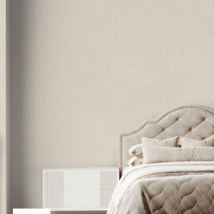 Luxury,light,creamy,beige,bedroom.,ivory,bed,and,milky,wall.