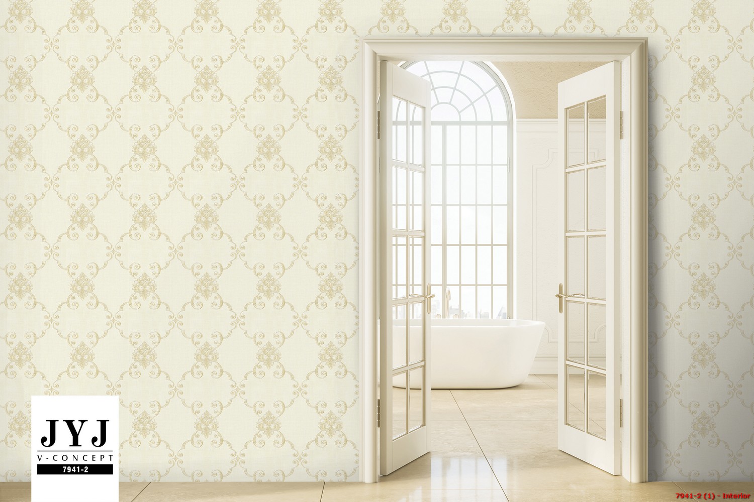 White Bathroom With Copyspace