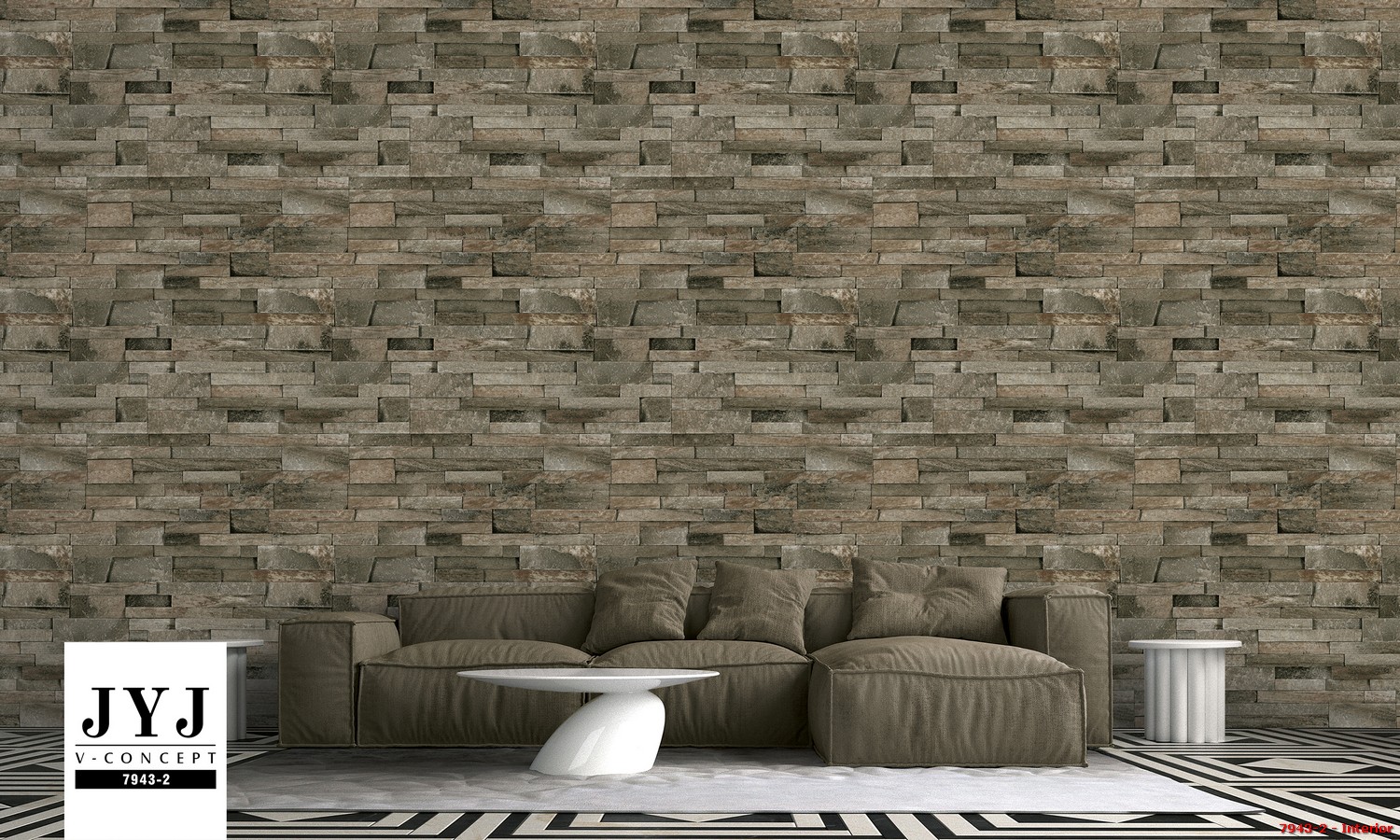 Modern Minimal Living Room Interior And Furniture Decoration Moc