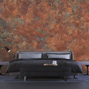 The Modern Bedroom Interior Design And Concrete Wall Texture Bac
