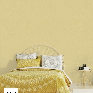 Cozy,yellow,bedroom,interior,with,white,walls.,scandinavian,style,bedroom.